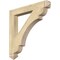 Ekena Millwork Olympic Arts & Crafts Rough Sawn Bracket, Douglas Fir, 4"W x 32"D x 32"H BKT04X32X32OLY03RDF - alternate 1